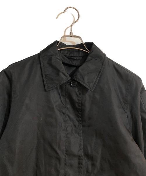 PRADA（プラダ）PRADA (プラダ) ライナー付オールドナイロンステンカラーコート ブラック サイズ:Lの古着・服飾アイテム