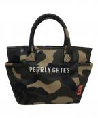PEARLY GATESパーリーゲイツ）の古着「迷彩ハンドバッグ」｜オリーブ
