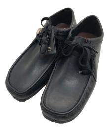 CLARKS ORIGINALS（クラークス オリジナルズ）の古着「Wallabee BLACK LEATHER」｜ブラック