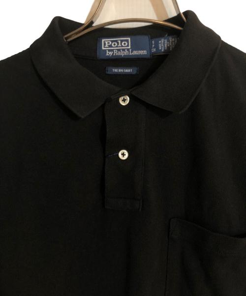 POLO RALPH LAUREN（ポロ・ラルフローレン）POLO RALPH LAUREN (ポロ・ラルフローレン) BEAMS (ビームス) THE BIG SHIRTS ポロシャツ ブラック サイズ:S 未使用品の古着・服飾アイテム