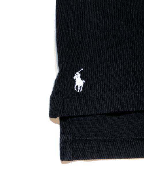 POLO RALPH LAUREN（ポロ・ラルフローレン）POLO RALPH LAUREN (ポロ・ラルフローレン) BEAMS (ビームス) THE BIG SHIRTS ポロシャツ ブラック サイズ:S 未使用品の古着・服飾アイテム