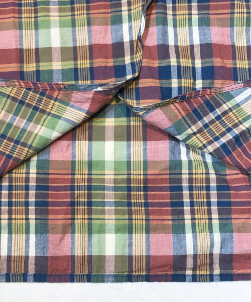 POLO RALPH LAUREN（ポロ・ラルフローレン）POLO RALPH LAUREN (ポロ・ラルフローレン) マドラスチェックベルテッドシャツワンピース マルチカラーの古着・服飾アイテム