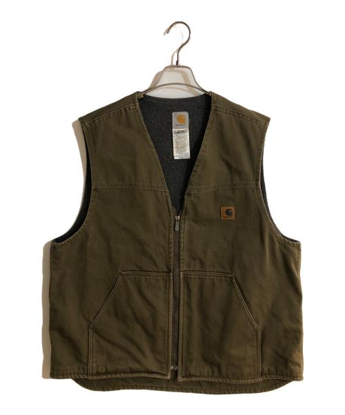 CarHartt（カーハート）CarHartt (カーハート) ダックベスト ブラウン サイズ:不明の古着・服飾アイテム