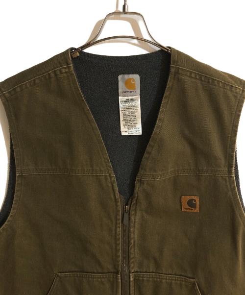 CarHartt（カーハート）CarHartt (カーハート) ダックベスト ブラウン サイズ:不明の古着・服飾アイテム