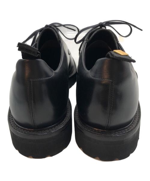 W.H（ダブルエイチ）W.H (ダブルエイチ) プレーントゥシューズ ブラック サイズ:9の古着・服飾アイテム
