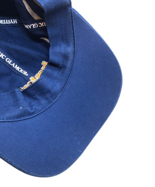 Hysteric Glamour（ヒステリックグラマー）Hysteric Glamour (ヒステリックグラマー) DOUBLE SPEEDキャップ/ダブルスピード ブルーの古着・服飾アイテム