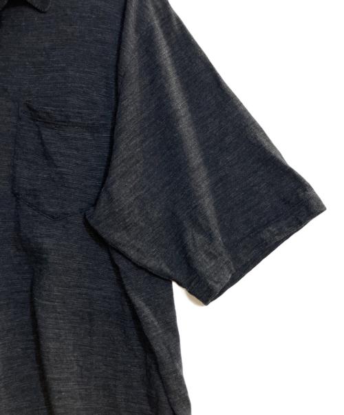 BATONER（バトナ―）BATONER (バトナ―) ウールポロシャツ ブラック サイズ:2の古着・服飾アイテム