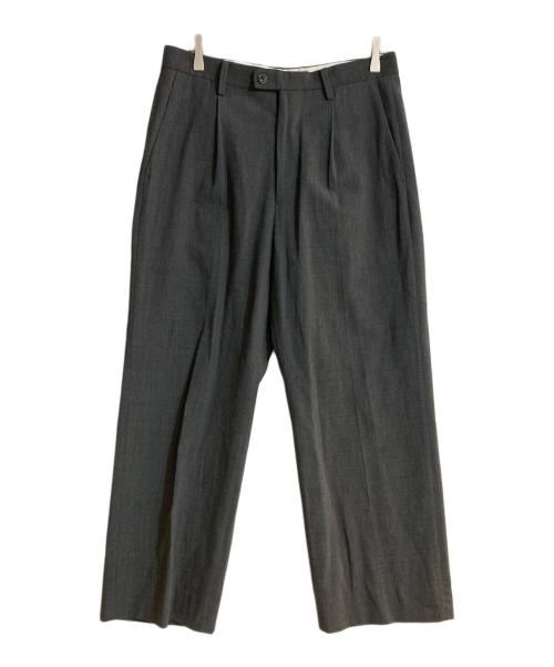 YLEVE（イレーヴ）YLEVE (イレーヴ) HIGH TWIST SUMMER WOOL OXFORD TR グレー サイズ:４の古着・服飾アイテム