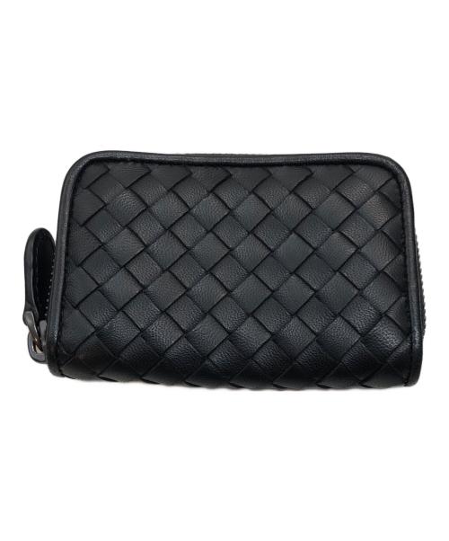 BOTTEGA VENETA（ボッテガベネタ）BOTTEGA VENETA (ボッテガベネタ) イントレチャートコインケース ブラックの古着・服飾アイテム
