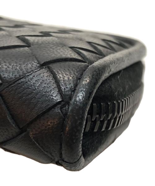 BOTTEGA VENETA（ボッテガベネタ）BOTTEGA VENETA (ボッテガベネタ) イントレチャートコインケース ブラックの古着・服飾アイテム