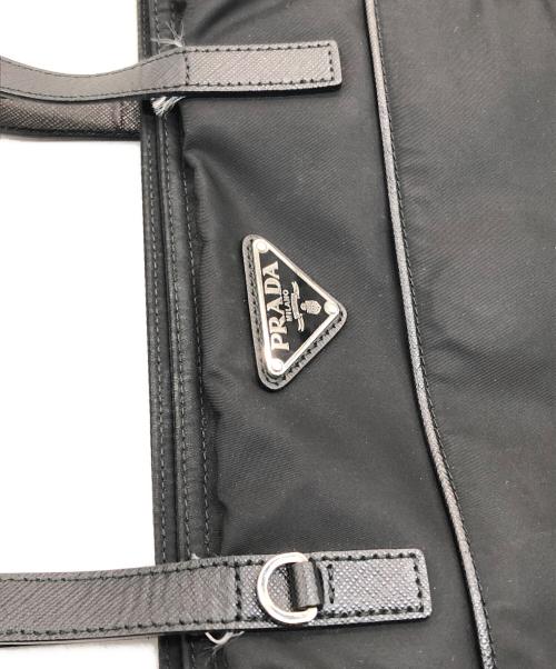 PRADA（プラダ）PRADA (プラダ) ナイロントートバッグ ブラックの古着・服飾アイテム