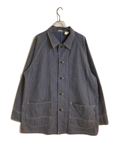 SUGAR CANE（シュガーケーン）SUGAR CANE (シュガーケーン) ウォバッシュカバーオール ブルー サイズ:Ｌの古着・服飾アイテム