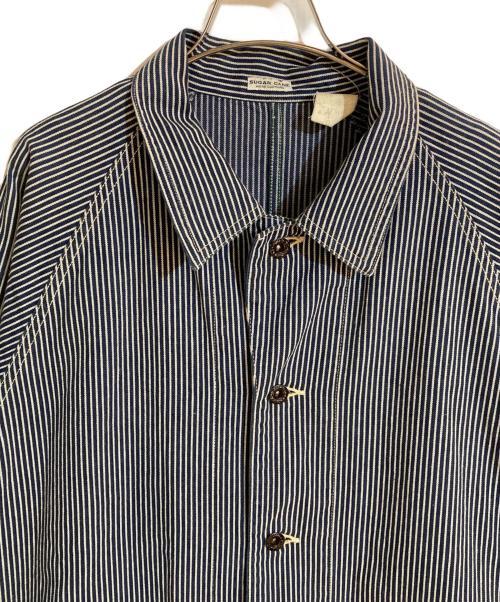 SUGAR CANE（シュガーケーン）SUGAR CANE (シュガーケーン) ウォバッシュカバーオール ブルー サイズ:Ｌの古着・服飾アイテム