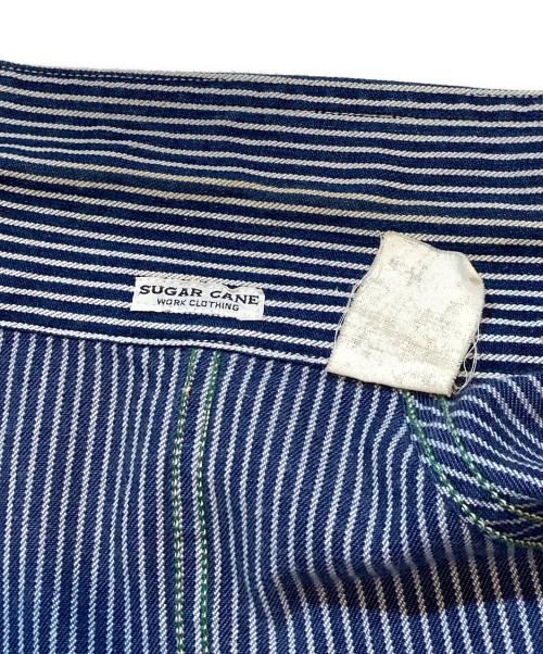 SUGAR CANE（シュガーケーン）SUGAR CANE (シュガーケーン) ウォバッシュカバーオール ブルー サイズ:Ｌの古着・服飾アイテム