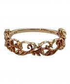 AGATEアガット）の古着「K10ナローレースリング」｜ゴールド