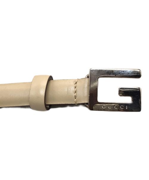 GUCCI（グッチ）GUCCI (グッチ) Gバックルナローベルトの古着・服飾アイテム