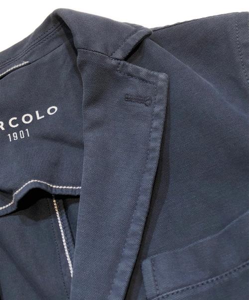 CIRCOLO 1901（チルコロ1901）CIRCOLO 1901 (チルコロ1901) ジャージーアンコンジャケット ネイビー サイズ:46の古着・服飾アイテム