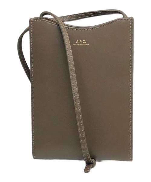 A.P.C.（アーペーセー）A.P.C. (アーペーセー) Jamie Crossback ベージュの古着・服飾アイテム
