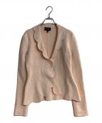 EMPORIO ARMANIエンポリオ アルマーニ）の古着「ニットジャケット」｜ピンク