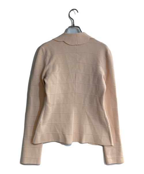 EMPORIO ARMANI（エンポリオ アルマーニ）EMPORIO ARMANI (エンポリオ アルマーニ) ニットジャケット ピンク サイズ:40の古着・服飾アイテム
