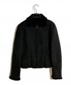 WEEKEND Max Maraウィークエンド マックスマーラ）の古着「ムートンジャケット」｜ブラック