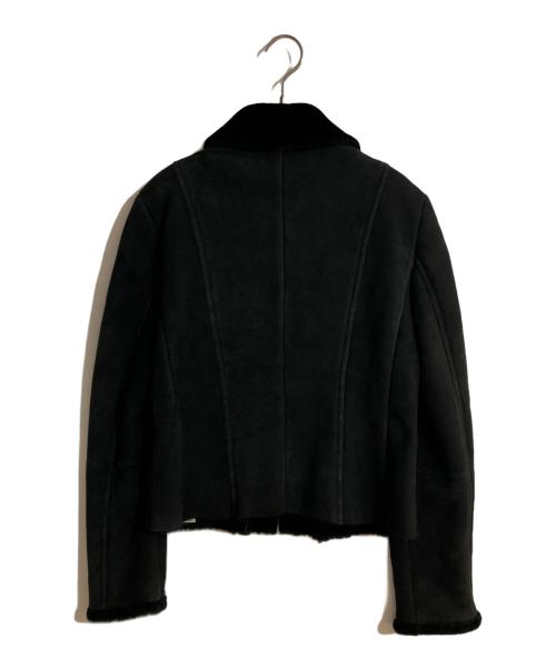 WEEKEND Max Mara（ウィークエンド マックスマーラ）Weekend Max Mara (ウィークエンド マックスマーラ) ムートンジャケット ブラック サイズ:42の古着・服飾アイテム