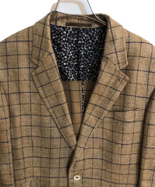 Paul Smith London（ポールスミスロンドン）Paul Smith London (ポールスミスロンドン) チェックテーラードジャケット ブラウン サイズ:不明の古着・服飾アイテム