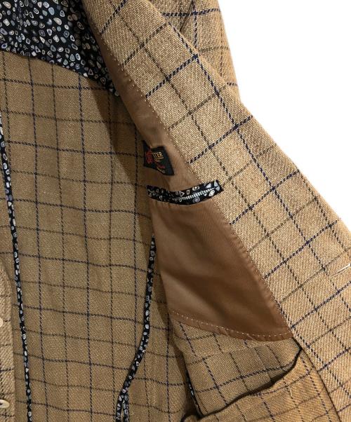 Paul Smith London（ポールスミスロンドン）Paul Smith London (ポールスミスロンドン) チェックテーラードジャケット ブラウン サイズ:不明の古着・服飾アイテム