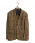 Paul Smith London（ポールスミスロンドン）の古着「チェックテーラードジャケット」｜ブラウン