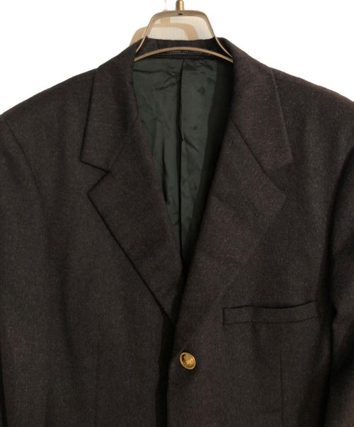 GIANNI VERSACE（ジャンニ・ヴェルサーチ）GIANNI VERSACE (ジャンニ・ヴェルサーチ) 金釦ブレザー ブラウン サイズ:不明の古着・服飾アイテム
