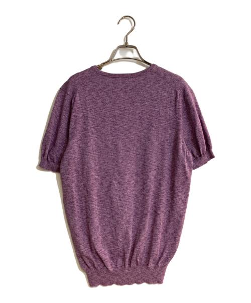 GRAN SASSO（グランサッソ）GRAN SASSO (グランサッソ) 半袖Tシャツ パープル サイズ:48の古着・服飾アイテム