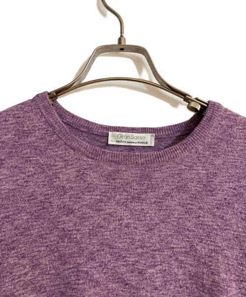 GRAN SASSO（グランサッソ）GRAN SASSO (グランサッソ) 半袖Tシャツ パープル サイズ:48の古着・服飾アイテム