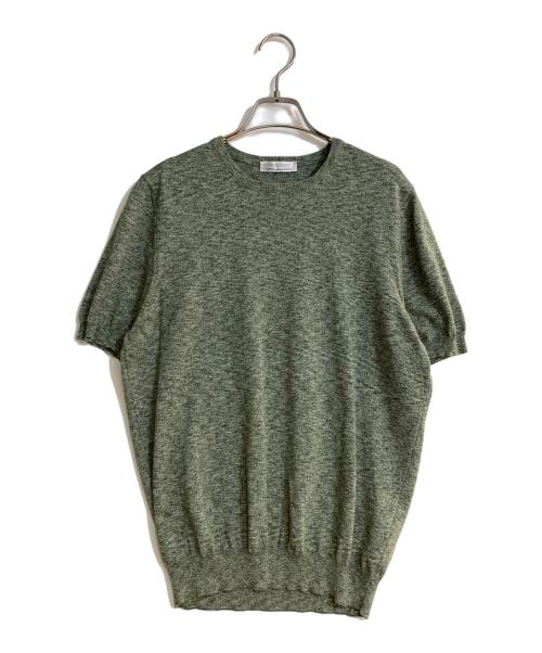 GRAN SASSO（グランサッソ）GRAN SASSO (グランサッソ) 半袖Tシャツ グリーン サイズ:48の古着・服飾アイテム