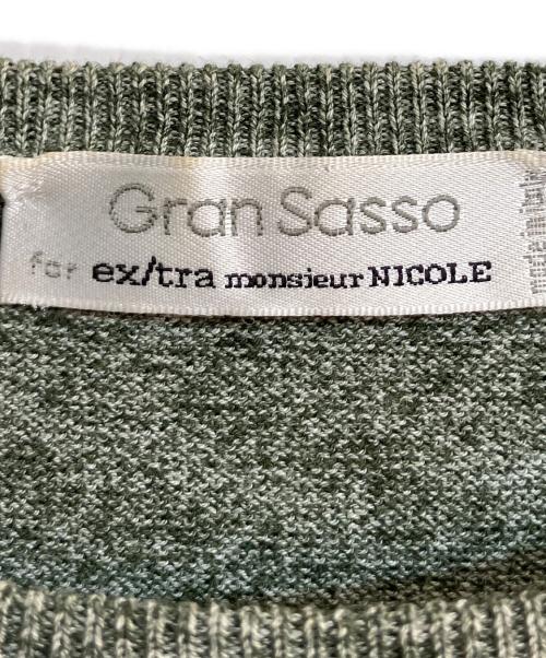 GRAN SASSO（グランサッソ）GRAN SASSO (グランサッソ) 半袖Tシャツ グリーン サイズ:48の古着・服飾アイテム