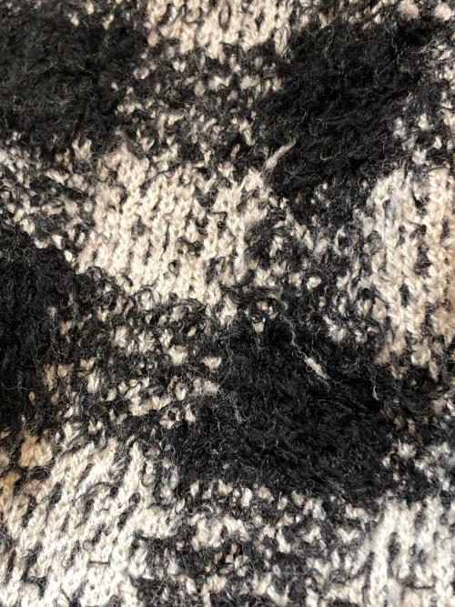 M.&KYOKO（エムアンドキョウコ）M.&KYOKO (エムアンドキョウコ) リバーシブルニットチェックジャケット グレー サイズ:不明の古着・服飾アイテム