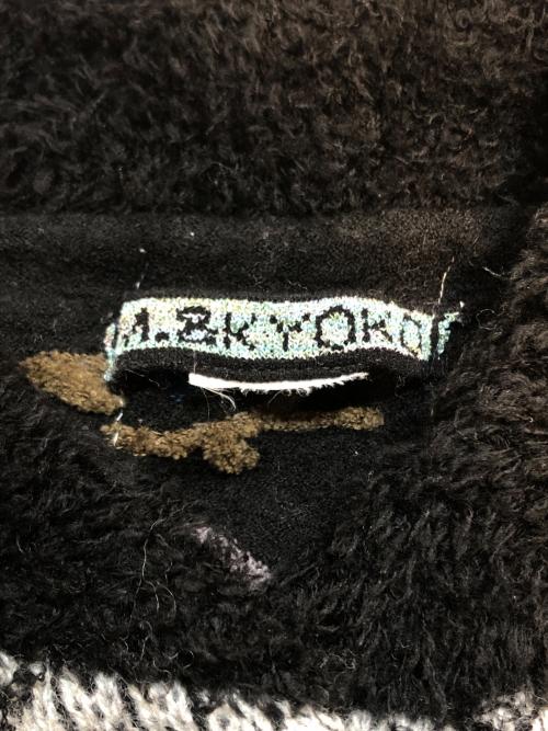 M.&KYOKO（エムアンドキョウコ）M.&KYOKO (エムアンドキョウコ) リバーシブルニットチェックジャケット グレー サイズ:不明の古着・服飾アイテム