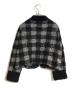M.&KYOKO (エムアンドキョウコ) リバーシブルニットチェックジャケット グレー サイズ:不明：8000円