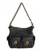MARC JACOBSマークジェイコブズ）の古着「チェーンハンドルワンショルダーバッグ」｜ブラック