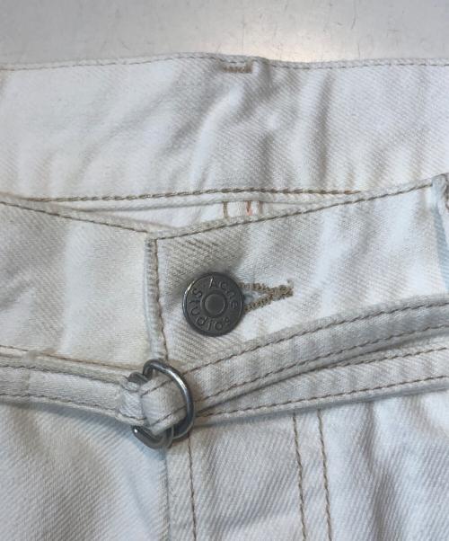 Acne studios（アクネ ストゥディオス）Acne studios (アクネ ストゥディオス) 1991 Toj U White Out ホワイト サイズ:31の古着・服飾アイテム