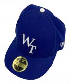 New Era×WTAPSニューエラ×ダブルタップス）の古着「刺繍ロゴキャップ」｜ブルー