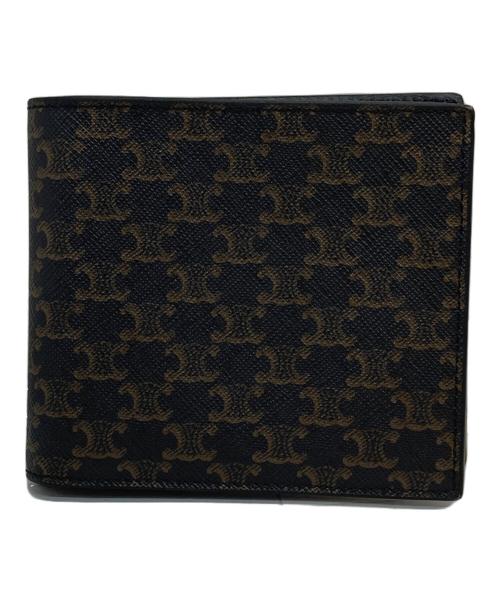 CELINE（セリーヌ）CELINE (セリーヌ) バイフォールドウォレット ブラックの古着・服飾アイテム