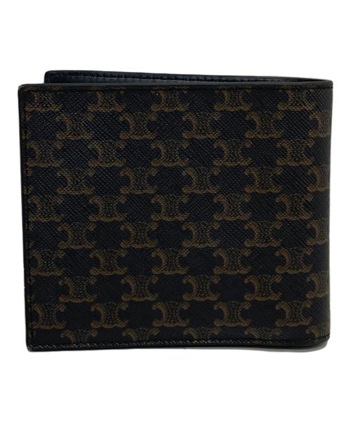 CELINE（セリーヌ）CELINE (セリーヌ) バイフォールドウォレット ブラックの古着・服飾アイテム
