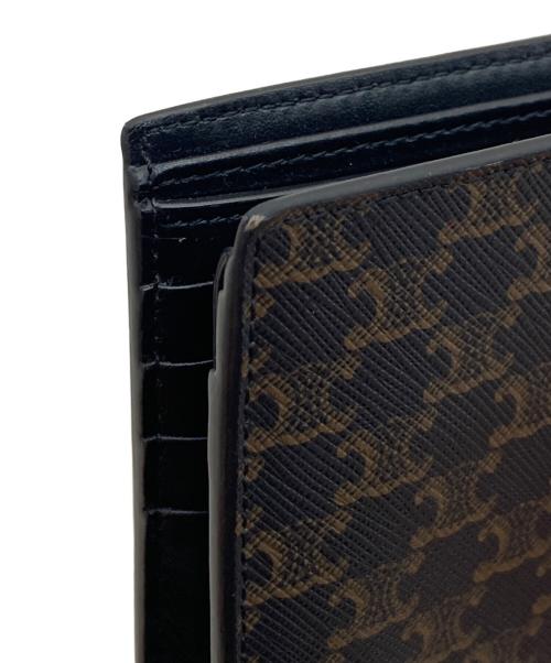 CELINE（セリーヌ）CELINE (セリーヌ) バイフォールドウォレット ブラックの古着・服飾アイテム