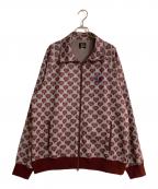 Needlesニードルズ）の古着「Track Jacket - Poly Jq./トラックジャケット」｜ボルドー