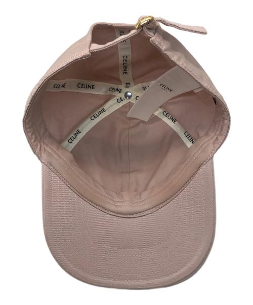 CELINE（セリーヌ）CELINE (セリーヌ) トリオンフ ベースボールキャップ / ウォッシュドコットン ブラッシュの古着・服飾アイテム