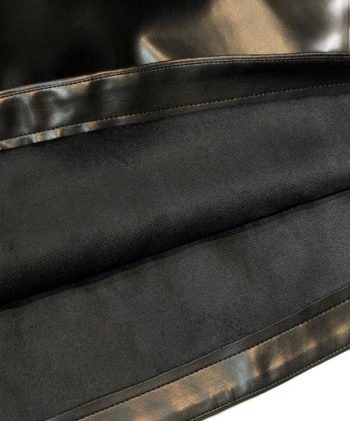 JILL STUART（ジルスチュアート）JILL STUART (ジルスチュアート) フェイクレザーサロペット ブラック サイズ:L 未使用品の古着・服飾アイテム