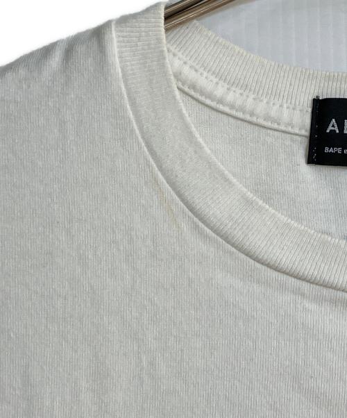 A BATHING APE（アベイシングエイプ）A BATHING APE (アベイシングエイプ) A.P.C. (アーペーセー) APC BABYMILO THEE/アーぺーセーベイビーマイロズィー ホワイト サイズ:Sの古着・服飾アイテム