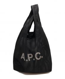 A.P.C.（アーペーセー）の古着「メッシュトートバッグ」｜ブラック