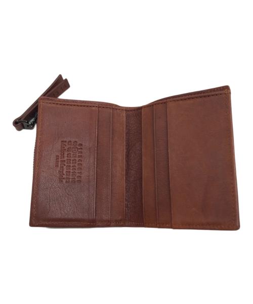 Maison Margiela 11（メゾンマルジェラ 11）Maison Margiela 11 (メゾンマルジェラ 11) フリップフラップウォレット ブラウンの古着・服飾アイテム