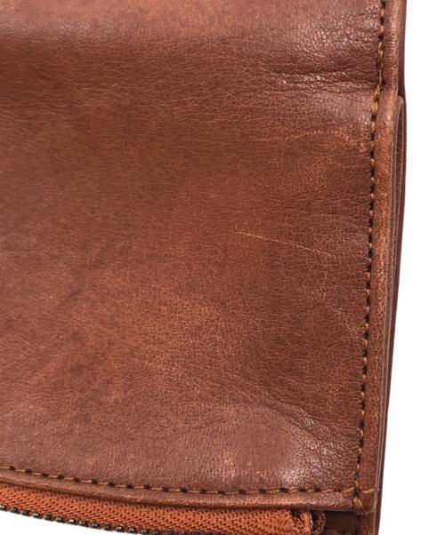 Maison Margiela 11（メゾンマルジェラ 11）Maison Margiela 11 (メゾンマルジェラ 11) フリップフラップウォレット ブラウンの古着・服飾アイテム